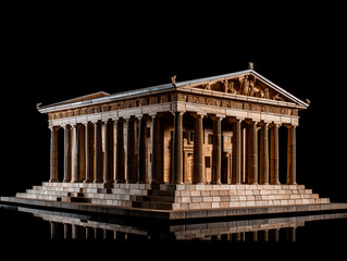 Obraz premium Parthenon temple in Athens, Greece. 