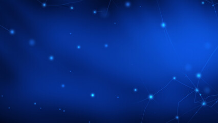 Ethereal Blue Plexus Constellation Backdrop