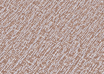 Texture of brown paper wallpaper with white foam spots and stripes.