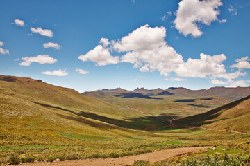 Reise nach Lesotho &uuml;ber den Sanipass, Drakensberge