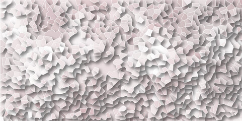 Quartz soft pink crystallize abstract background in light sweet vector illustration. white stoke colors stone tile pattern with shadows. Cement kitchen decor. abstract mosaic polygonal background .