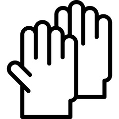 Safety Gloves Icon