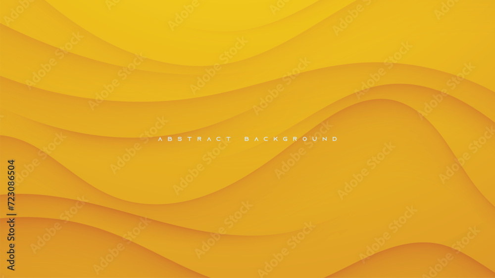 Wall mural orange gradient abstract background clean concept design vector.