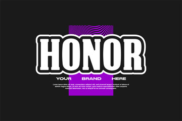 Obraz premium streetwear urban fashion template for printing 