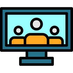 Virtual meeting Icon