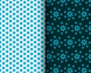 Simple vector pattern design with green background.