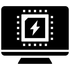 Obraz premium Computing Power Icon