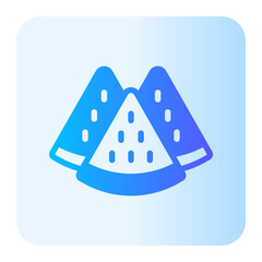 watermelon gradient icon