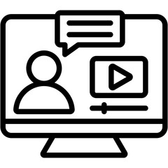 Online Mentoring Icon