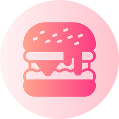 burger gradient icon