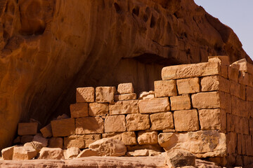Jordan. Wadi Rum desert is real Mars on Earth and national park in Jordan. Fantastic landscapes...