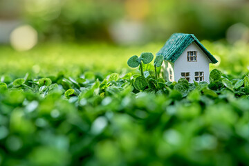 Green World. Background images showing a world without emissions. Green energy