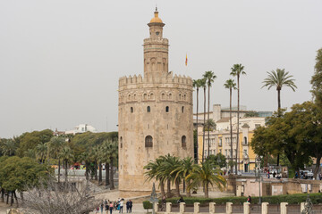 Fototapeta na wymiar Torre del Oro. Seville. Andalusia. Moorish legacy