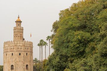Torre del Oro. Seville. Andalusia. Moorish legacy. 