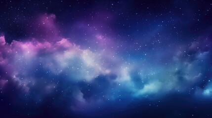 Colorful deep space galaxy background