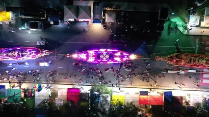 Chak Phra Festival (Pulling the Buddha) in Southern Thailand.  Chak Phra takes place in the eleventh lunar month of the traditional (in Thai lunar calendar).