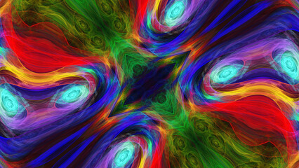 background abstract color mosaic fractal illustration