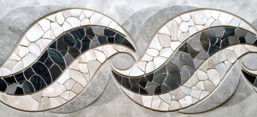 The elegance of marble texture in a seamless pattern, perfect for home decor accents.