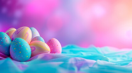 easter sale background with copy space , generated by AI