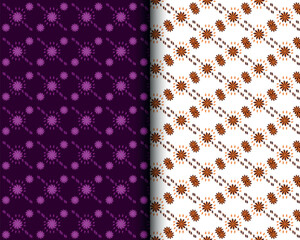 Abstract vector geometric pattern set.