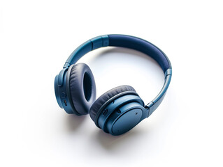 Fototapeta premium Beautiful design Bluetooth headphone on a white background. 