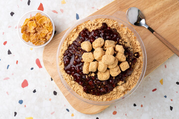 Kaya, toast, butter, cheese, patbingsu, Oreo bingsu, apple mango cheese, apple, mango, americano, coffee, ice, cafe, croffles, croissants, waffles, green grapes, ade, grilled cheese, injeolmi