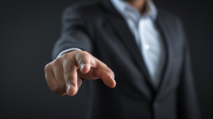 Fototapeta premium person shaking hands