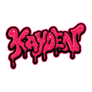 graffiti lettering typography art illustration