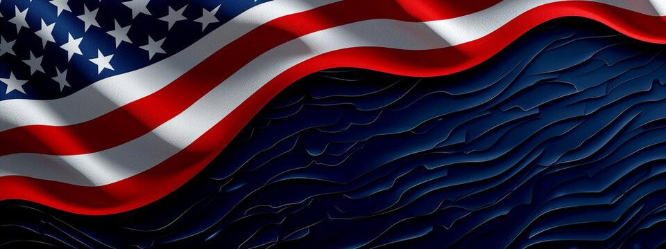June 4th USA Independence Day - background for design.