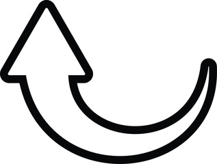 Corner, left, up icon