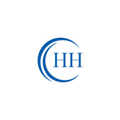 HH logo. H H design. White HH letter. HH, H H letter logo SET design. Initial letter HH linked circle uppercase monogram logo. H H letter logo SET vector design. HH letter logo design 