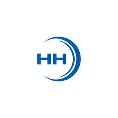 HH logo. H H design. White HH letter. HH, H H letter logo SET design. Initial letter HH linked circle uppercase monogram logo. H H letter logo SET vector design. HH letter logo design 