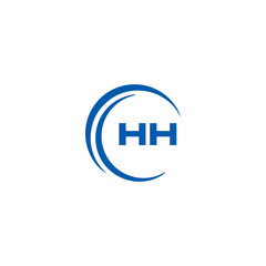 HH logo. H H design. White HH letter. HH, H H letter logo SET design. Initial letter HH linked circle uppercase monogram logo. H H letter logo SET vector design. HH letter logo design 