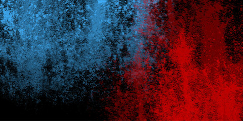 Blue Red monochrome plaster cloud nebula,wall background fabric fiber concrete texture.paintbrush stroke dust particle distressed overlay slate texture.distressed background cement wall.	

