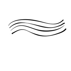 Abstract irregular lines