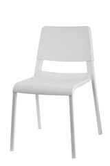 White chair isolated on white background