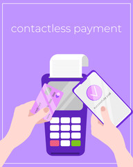 Contactless payment by card or phone