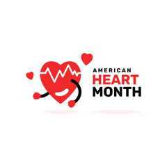 American heart month celebration event design