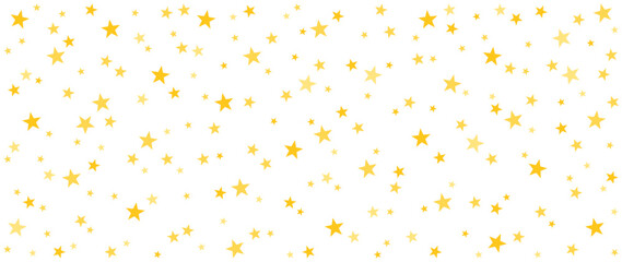 Background with yellow stars. Vector illustration for cover, banner, poster, card, web and packaging.