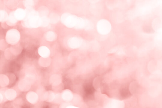 Abstract white pink bokeh background for design.