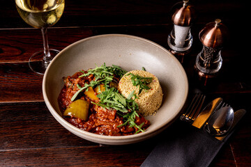 vegetable stew with rice