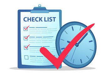 Check list icon vector illustration, things to do