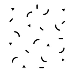 Birthday properti, confetti logo, vector, shape, symbol, arts, design, icon