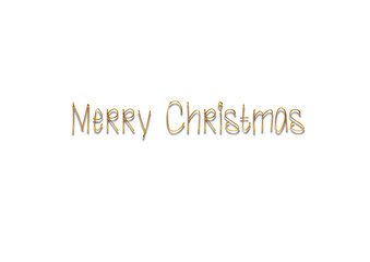 Merry christmas hand lettering calligraphy isolated on white background. Vector holiday illustration element. Merry Christmas script calligraphy