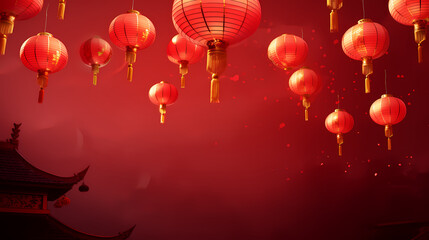 Happy Chinese New Year, Chinese New Year concept with copy space