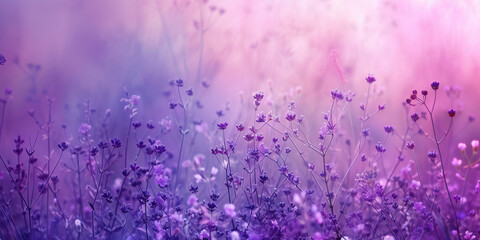 Lavender Lullaby at Dusk: A Gentle Fusion of Lavender and Dusk Tones in a Serenely Beautiful Setting