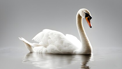 Fototapeta premium Swan Isolate