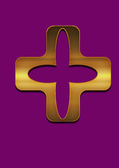 Fototapeta premium clip art illustration of crosses