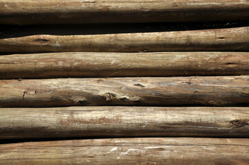 madeira rolos de madeira tratadas para pergolados