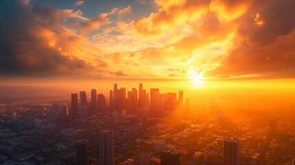 Architectural Poetry at Sunrise: A City Unveiled